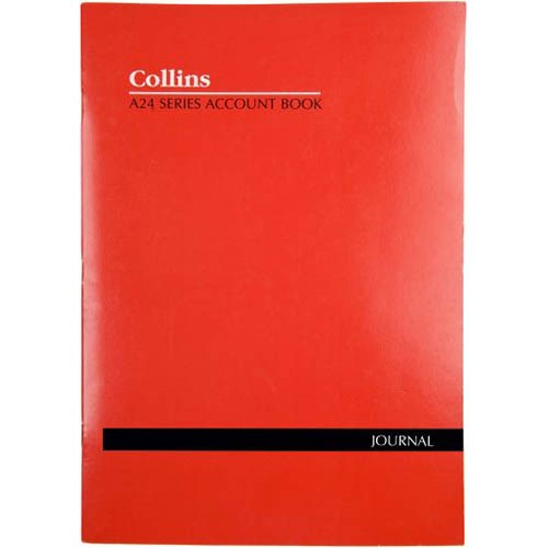 Collins Account A24 Series A4 Journal Red